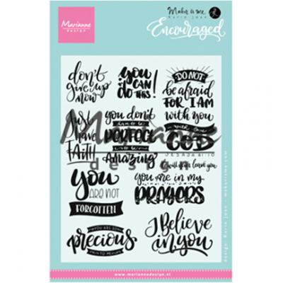 Marianne Design Clear Stamps - Encouraged (EN)